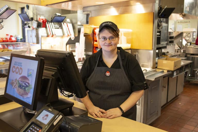 2019 Edgar Employment Achiever Nominee Ashley at Collins Rd. Wendy's in Cedar Rapids