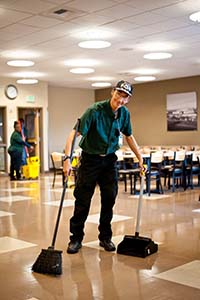 Janitor at Work