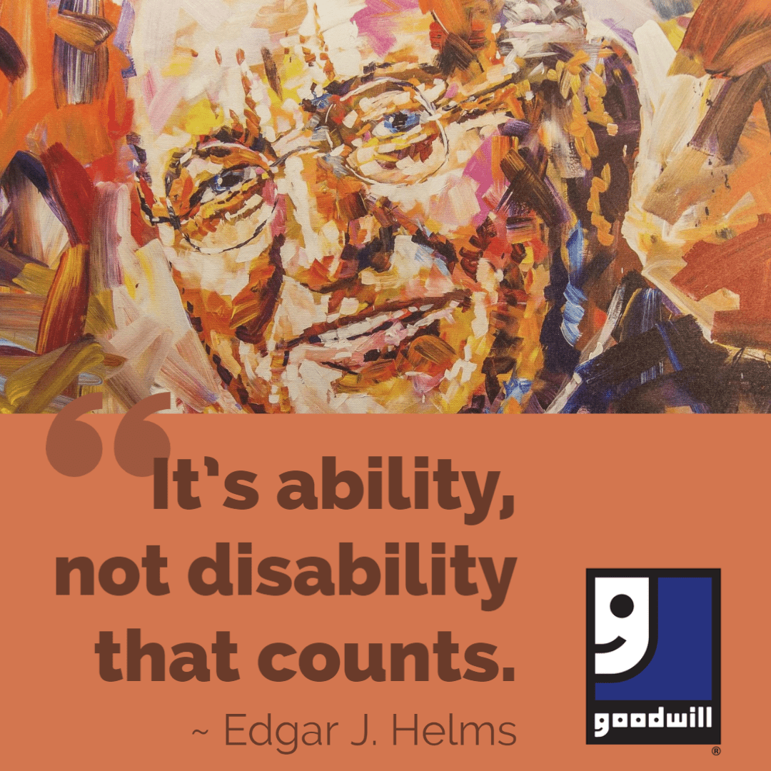 EJH portrait quote insta Edgar J Helms quotation