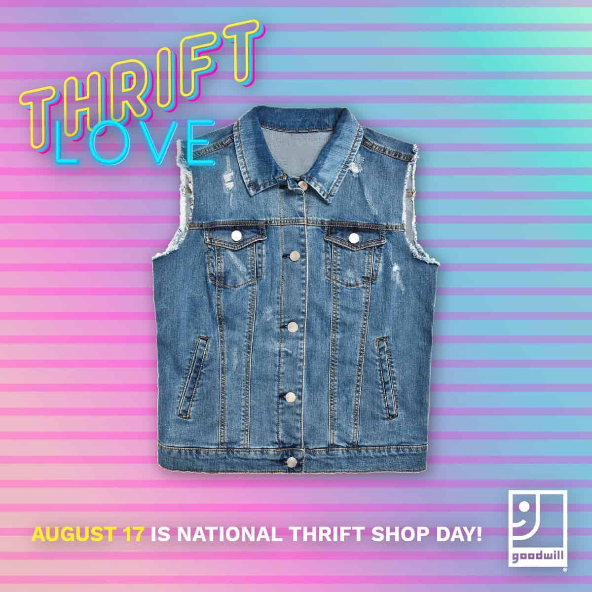 Thrift Love - Graphic for National Thrift Shop Day