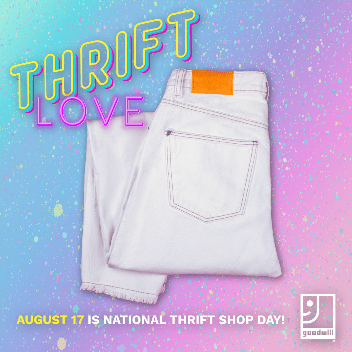 Thrift Love - Graphic for National Thrift Shop Day