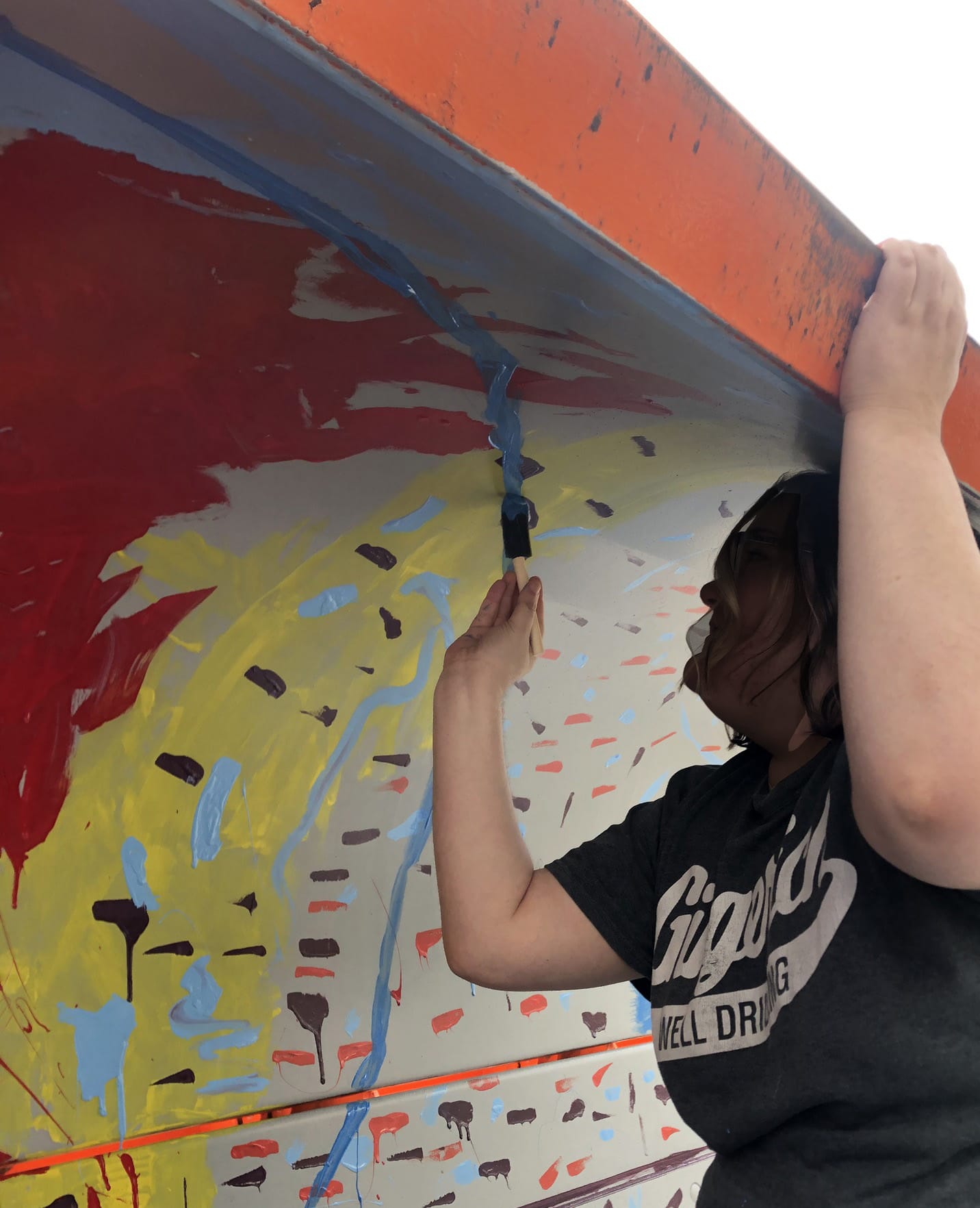 Cedar Rapids Day Habilitation recently participated in a Paint a Plow Project. 