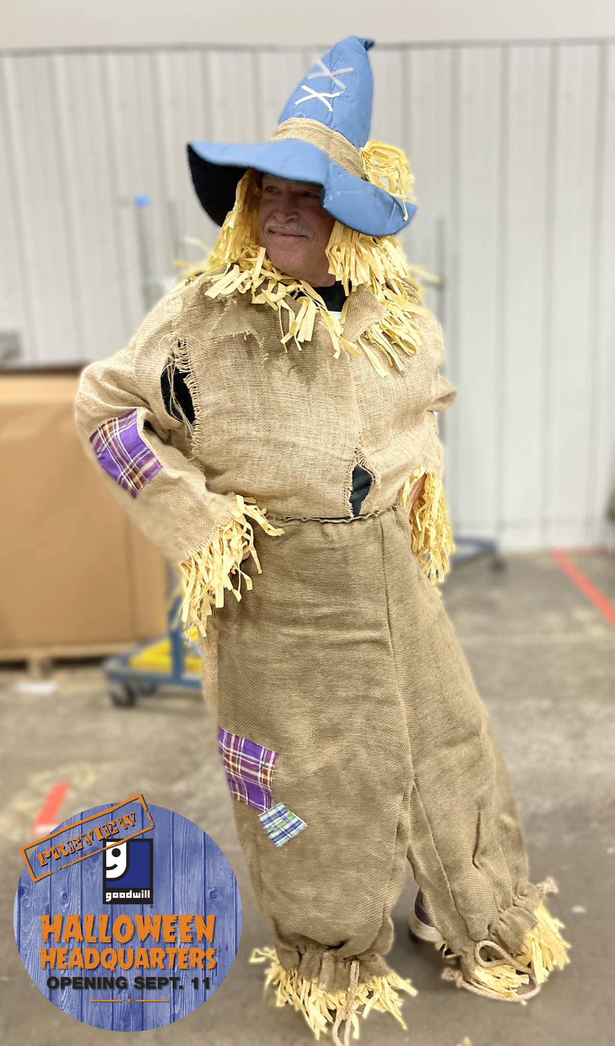 moline scarecrow Moline Scarecrow - 2023 Halloween Headquarters at Goodwill