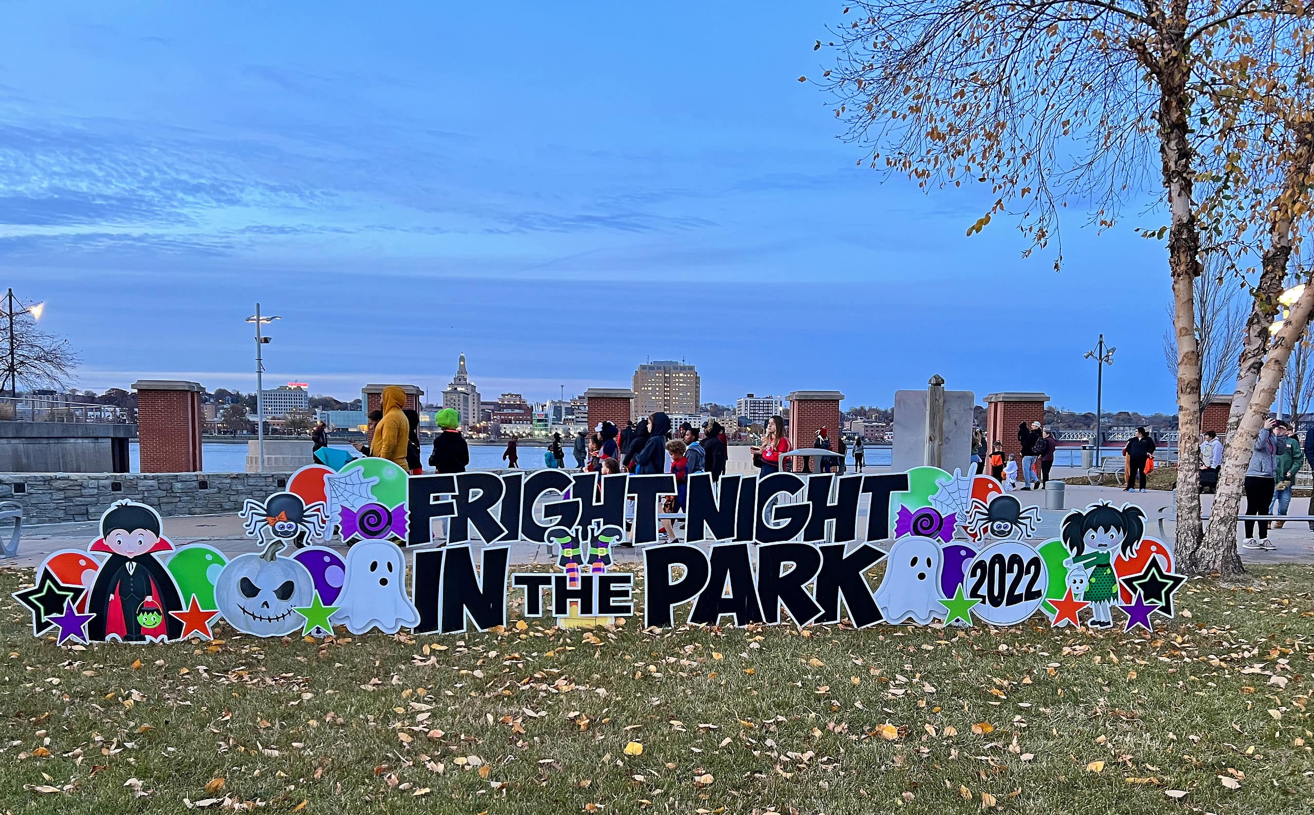 Fright Night in the Park image from the 2022 celebration.