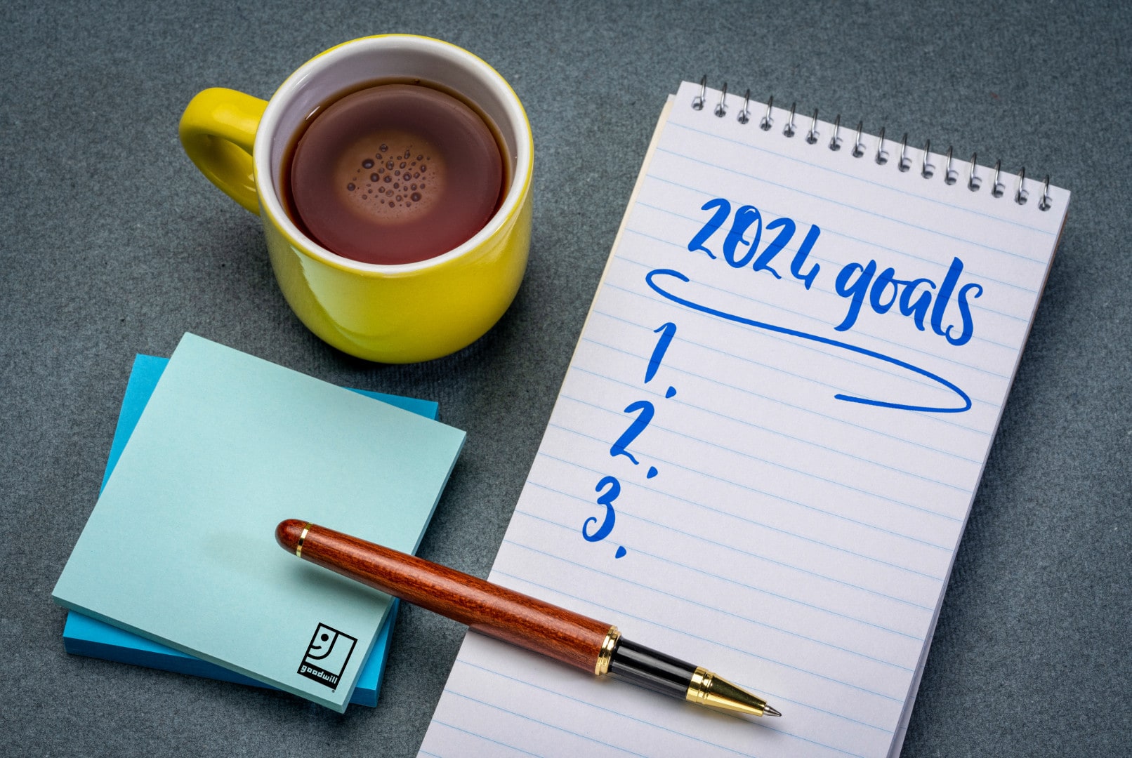 Instead of resolutions, set attainable goals in 2024. 
