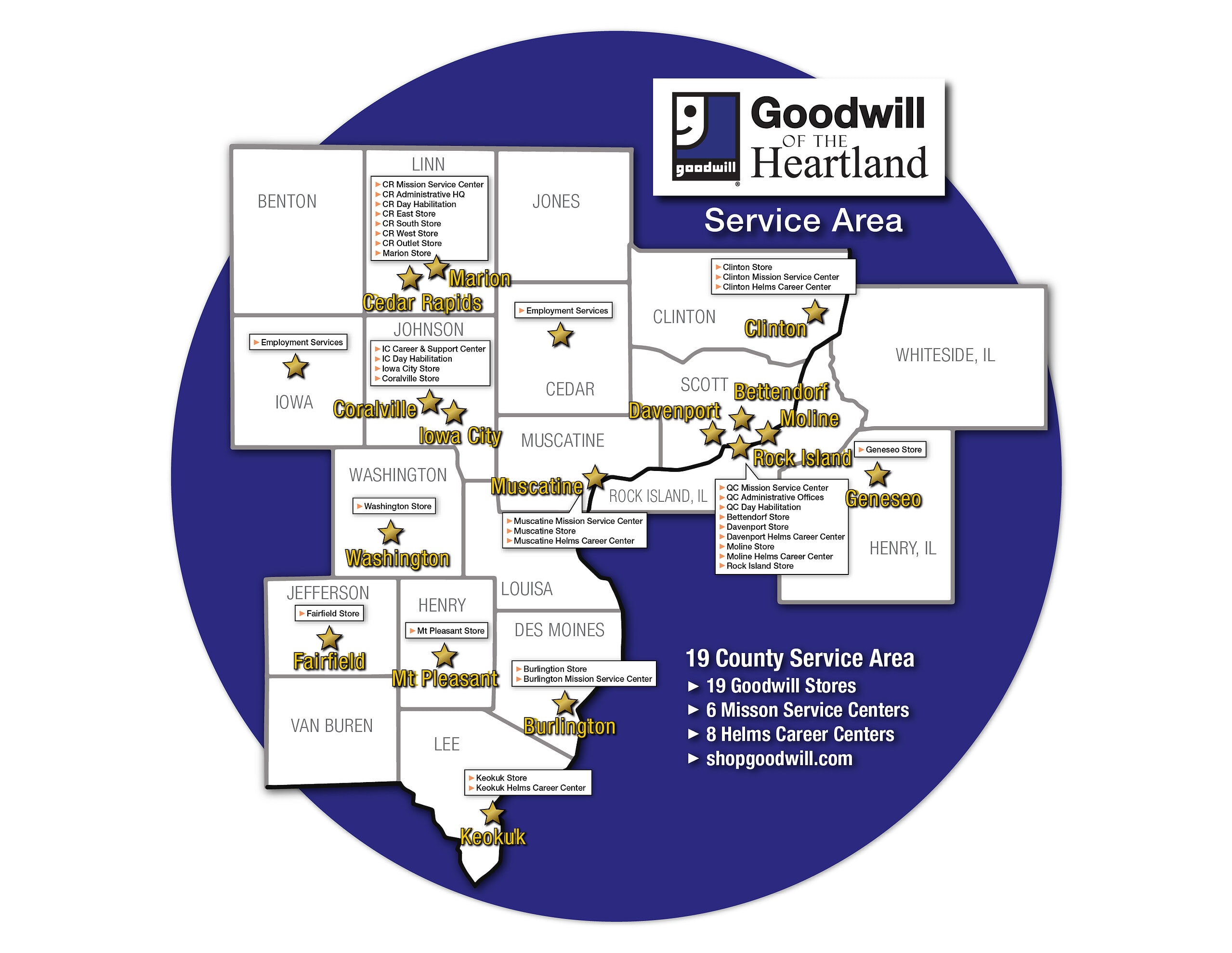 GWH 2023 Territory Map_3000px Goodwill of the Heartland Territory Map
