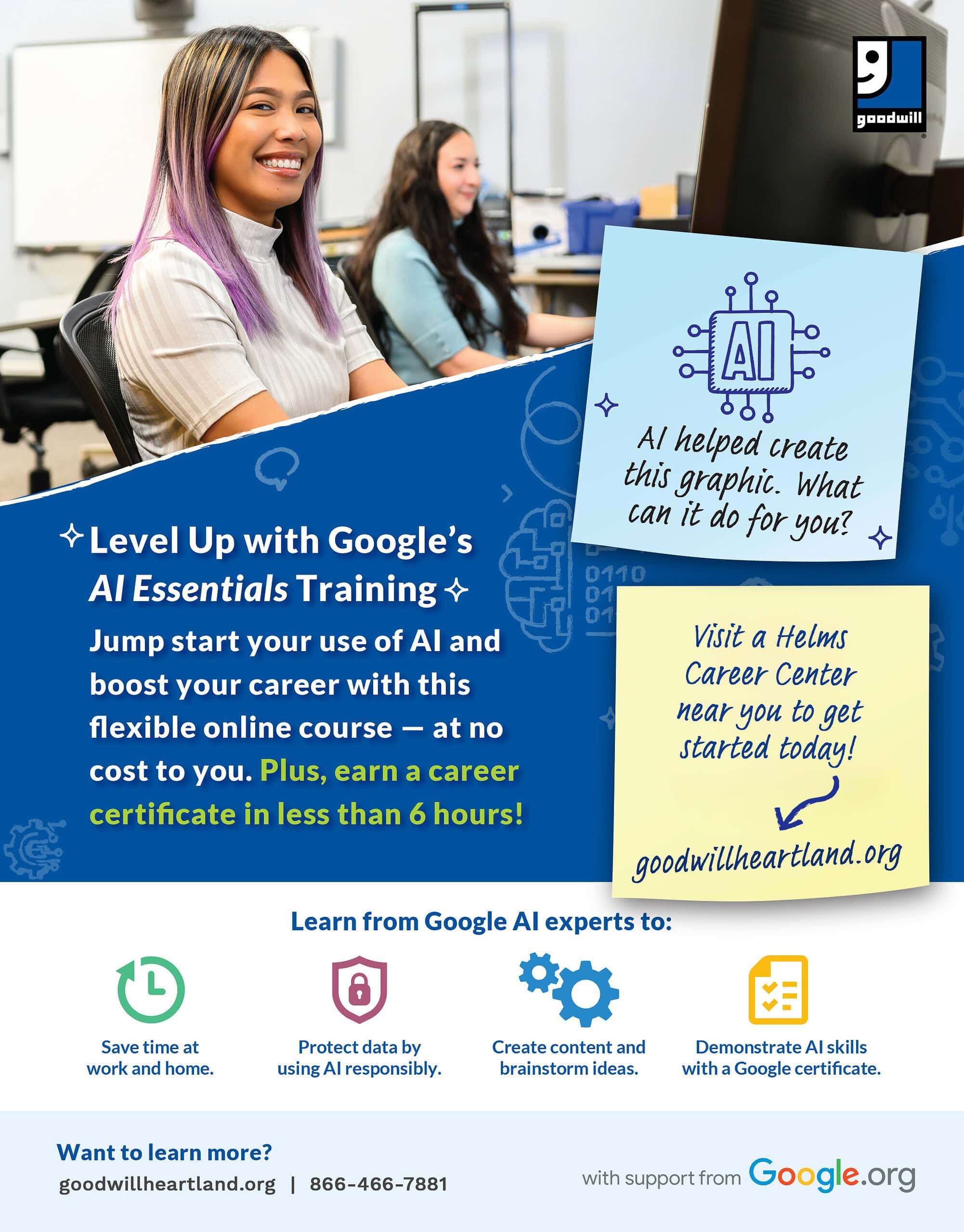 AI Essentials informational flier