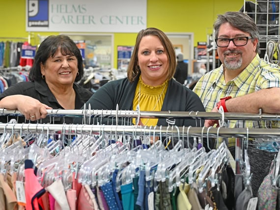 Mission Services team members in Muscatine. 